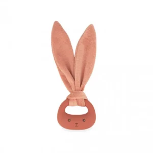 LeT Les enfants Terribles ANNEAU DE DENTITION EN SILICONE LAPIN - TERRACOTTA - Kaloo