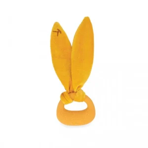 LeT Les enfants Terribles ANNEAU DE DENTITION EN SILICONE LAPIN - OCRE - Kaloo