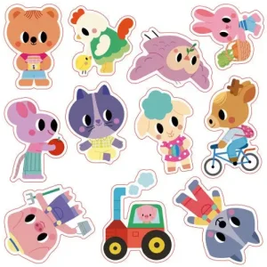 LeT Les enfants Terribles 2 ans - Stickers épais repositionnables