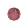 LET83700 Assiette antidérapante en silicone Minikoioi - Terracotta