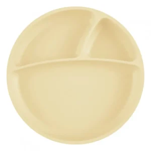 LET83700 Assiette antidérapante en silicone Minikoioi - Miel - BB&Co