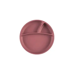 LET83700 Assiette antidérapante en silicone Minikoioi - Terracotta