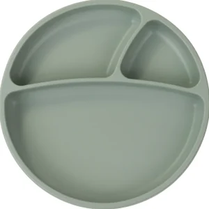 LET83700 Assiette antidérapante en silicone Minikoioi - Tilleul
