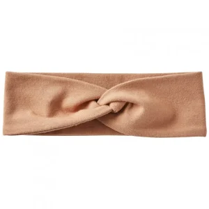 LET83700 Bandeau large turban cassonade