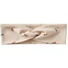 LET83700 Bandeau large turban cerises