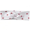 LET83700 Bandeau large turban coeurs