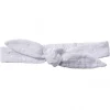 LET83700 Bandeau élastiqué blanc broderie anglaise