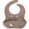 LET83700 Bavoir en silicone imprimé - A la ferme  BB&CO