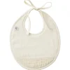 LET83700 Bavoir naissance Bi-matière mousse de lait - BB&Co