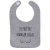 LET83700 Bavoir "Je préfère manger local"