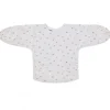 LET83700 Bavoir-tablier enduit arc-en-ciel 6/24M