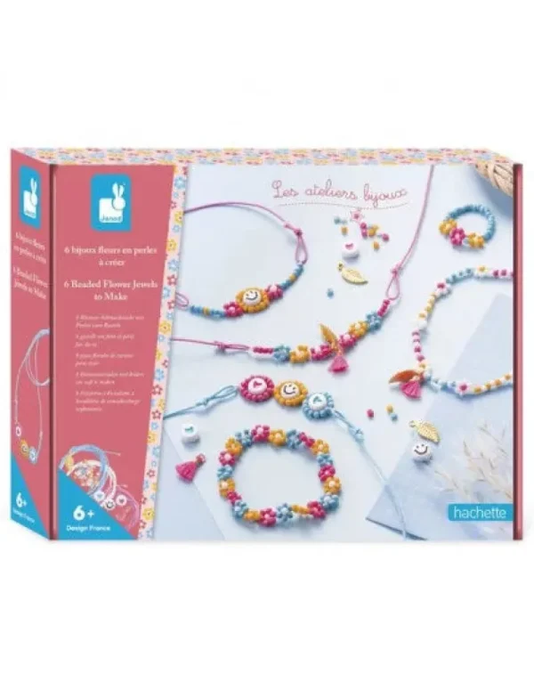 LeT Les enfants Terribles 6 bijoux fleurs en perles à créer