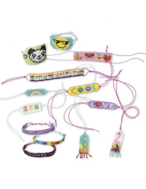 LeT Les enfants Terribles 13 bijoux pops en perles et un métier à tisser