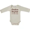 LET83700 Body manches longues "Création originale" sable - BB&Co