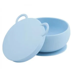 LET83700 Bol antidérapant + couvercle en silicone Minikoioi - Terracotta