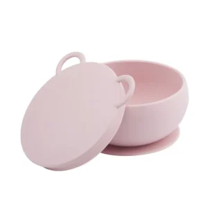 LET83700 Bol antidérapant + couvercle en silicone Minikoioi - Terracotta