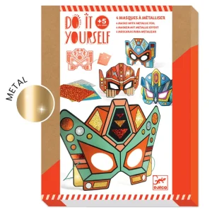 LeT Les enfants Terribles Boîte DIY - 4 masques métallisés super robot