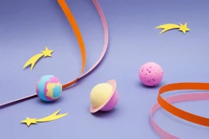 LET83700 Boule de bain effervescente et apaisante - Cosmic