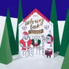 LET83700 Cahier de coloriage - L'atelier du Père Noël