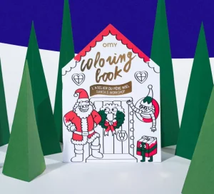 LET83700 Cahier de coloriage - L'atelier du Père Noël