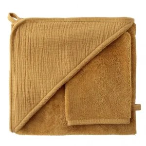 LeT Les enfants Terribles Cape de Bain Noisette- Mix & Match