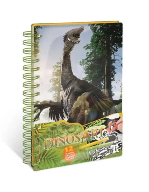 LeT Les enfants Terribles Carnet Créatif Velours dino