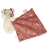 LeT Les enfants Terribles Carré Douceur Doudou chien brique - Kaloo