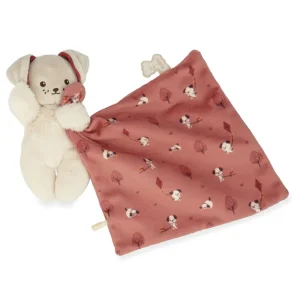 LeT Les enfants Terribles Carré Douceur Doudou chien brique - Kaloo