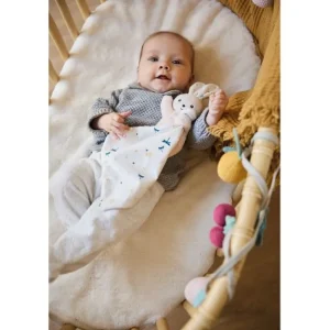 LeT Les enfants Terribles Carré douceur Doudou lapin blanc delicat - Kaloo