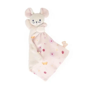 LeT Les enfants Terribles Carré Douceur Doudou Souris Jolie Marguerite 17 cm