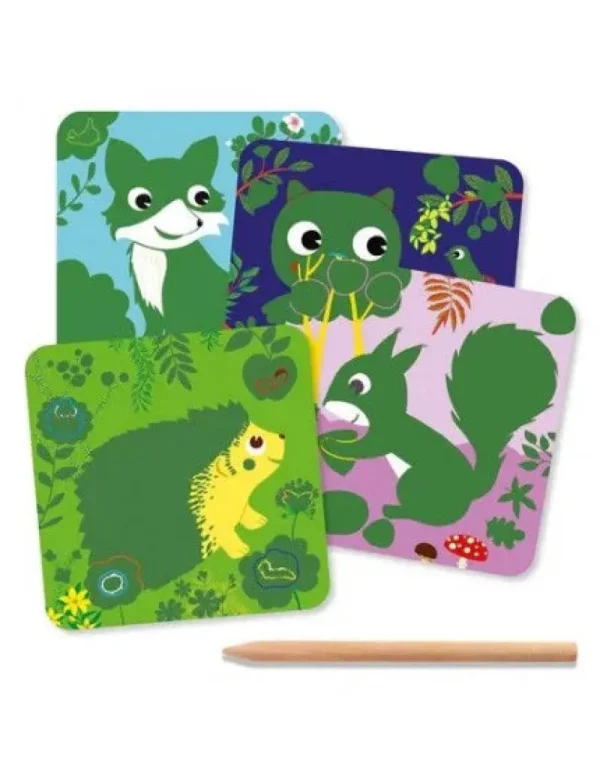 LeT Les enfants Terribles Cartes à gratter des petits -  petite bêtes