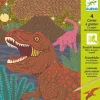 LET83700 cartes a gratter - le règne des dinosaures - Djeco