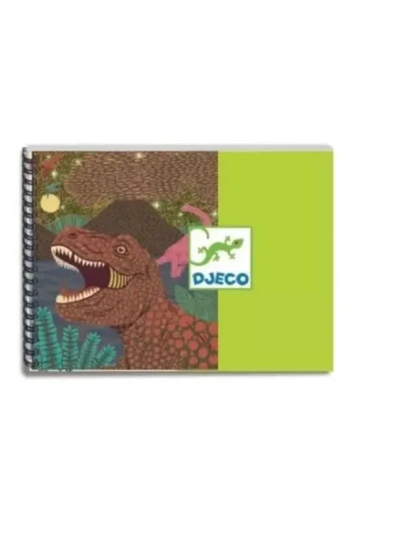 LET83700 cartes a gratter - le règne des dinosaures - Djeco