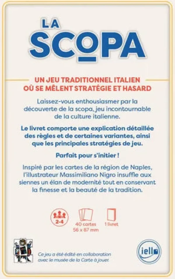 LET83700 Cartes  traditionnelles - Scopa -Iello