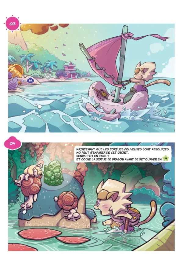 LeT Les enfants Terribles Chaton & dragons le réveil du volcan - La BD dont tu es le petit héros (Copie)