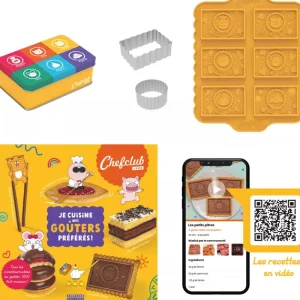 LET83700 Chefclub - Coffret Kids : Je cuisine mes goûters préférés