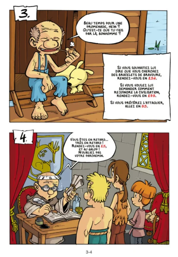 LeT Les enfants Terribles Chevaliers livre 1 - La BD dont tu es le héros