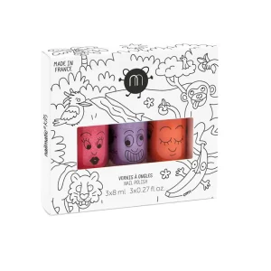 LET83700 Coffret 3 vernis - Jungle