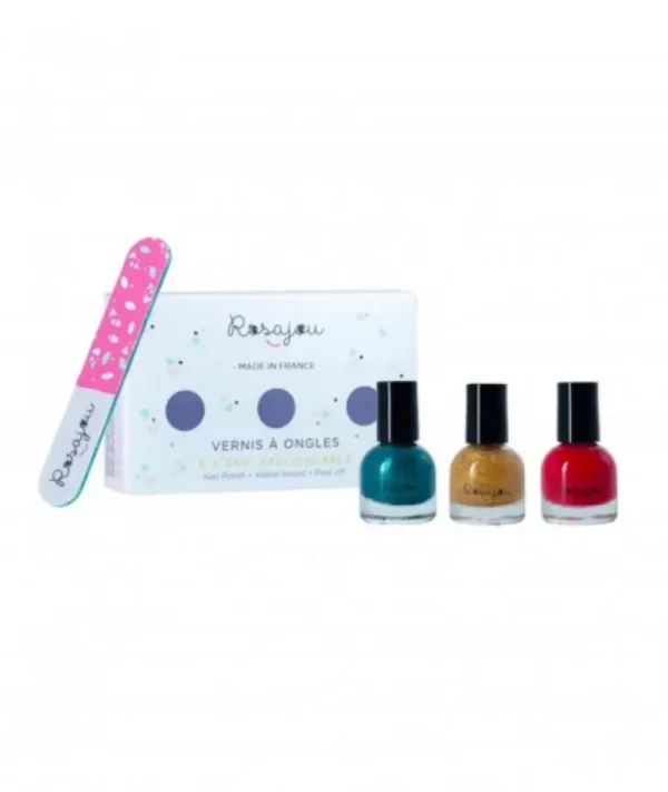 LET83700 Coffret 3 vernis Madame Paon Chéri - Rosajou