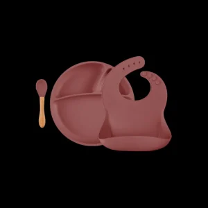 LET83700 Coffret Comme un Grand (assiette+cuillère+bavoir) - BB&Co