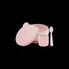 LET83700 Coffret Mes Premiers Repas (bol+cuillère+gobelet) Rose Poudré- BB&Co