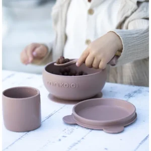LET83700 Coffret Mes Premiers Repas (bol+cuillère+gobelet) Cookie- BB&Co