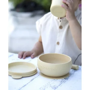 LET83700 Coffret Mes Premiers Repas (bol+cuillère+gobelet) Miel - BB&Co