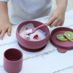 LET83700 Coffret Mes Premiers Repas (bol+cuillère+gobelet) Terracotta - BB&Co