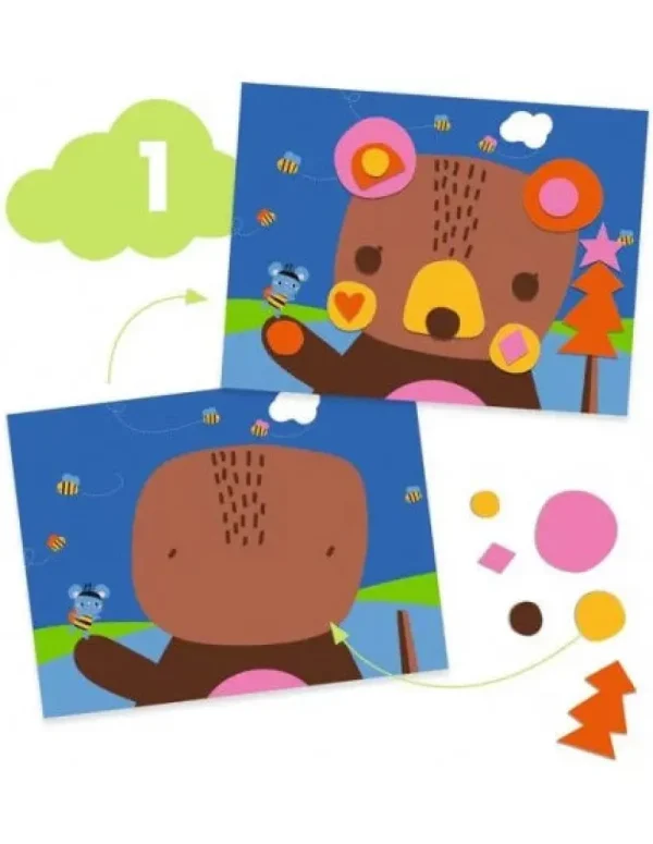 LeT Les enfants Terribles Coffret Multi-activités - La souris et ses amis  - Djeco