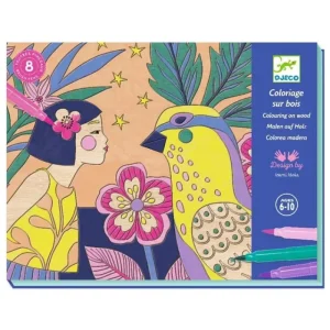 LeT Les enfants Terribles Coloriage bois - sweet girl - Djeco