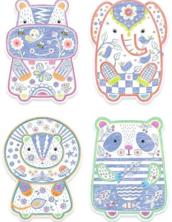 LeT Les enfants Terribles Coloriage magique - Animaux sauvages - Djeco