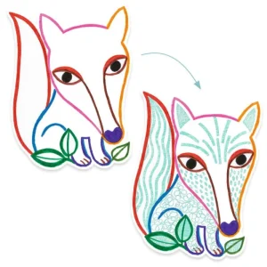 LeT Les enfants Terribles Coloriage magique - Animaux de la forêt - Djeco