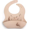 LET83700 Copie de Bavoir en silicone imprimé - Lapin  BB&CO