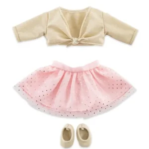 LET83700 Corolle - Ensemble cours de danse rose et Or